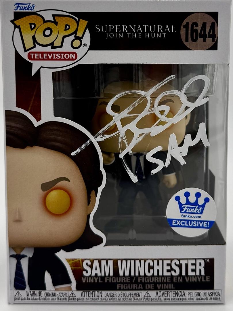 Jared Padalecki (Supernatural) signed Funko #1644 w/character inscription - Official Pix COA